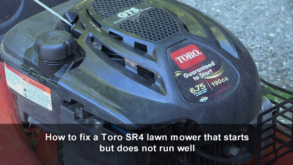 How to fix Toro Lawnmower